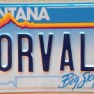 MONTANA vanity ORVAL ORVILLE license plate Wright Brothers