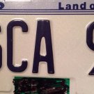 IL vanity PSCA license plate