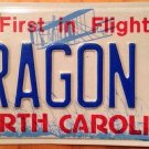North Carolina vanity DRAGON Y License Plate Why Fire Dungeon Fly Flying Game