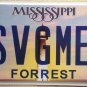MS vanity SVG ME SAVE GOD license plate ???