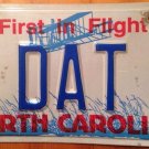 NC vanity DAT Date license plate Year Time Meeting David Daniel Diane Deena Dick