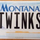 Vanity TWINKS license Plate Gay Skand Code Oride Young Man Youth Hair Sex Twink