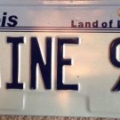 Illinois vanity PAINE 95 license plate 1995 Thomas American Revolution College