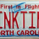 North Carolina vanity Winnie Pooh THINK THINK license plate TINK Smart NC