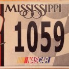 NASCAR TONY STEWART driver #20  license Plate #1059 Stock Car Racing Race