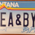 Montana vanity LEA & BYZ license plate Leah Lia Leia Lee Leigh Business