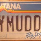 Montana vanity MY MUDDA MOTHER license plate Allan Sherman Song Camp Family Mom