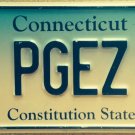 Connecticut vanity PEG PEGGY license plate Pegasus Elizabeth Liz Pig