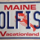 Maine vanity GOLF FISH license plate Car VW Volkswagen Golfing Club Golfer
