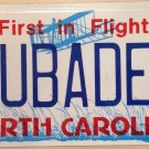 North Carolina vanity RUBADEW Rubadue license plate Ruba Dew Ruben NC