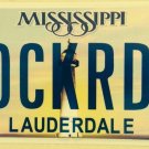 MS vanity ROCK READY license plate & ROLL Dance Music Dancing Song Singer Elvis