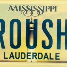 Montana vanity ROUSH license plate Fenway Racing NASCAR team Stock Car Jack Race