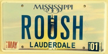Montana vanity ROUSH license plate Fenway Racing NASCAR team Stock Car Jack Race