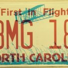 North Carolina vanity BMG 18 license Plate 16 Bertelsmann Music Group Sony Rifle