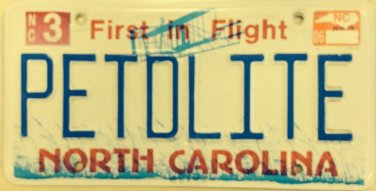 NC vanity PET DELIGHT  license Plate Dog Cat Animal Lover food store groom Horse