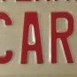 TX vanity 1 CARYL CAROL license plate Christmas Cheryl Caryle Caryll Cary Caryle