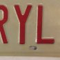 TX vanity 1 CARYL CAROL license plate Christmas Cheryl Caryle Caryll Cary Caryle