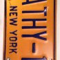 New York vanity CATHY 17 license plate Catherine Catie Katie Kathryn