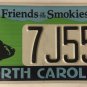 NC ROARING FORK NATURE TRAIL license plate Mount Leconte Chimney Tops Cades Cove