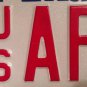AIR FORCE ENDURING FREEDOM VETERAN license plate War Terrorism Pilot Mitary WOC