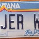 Vanity JER W license plate Jerry Jeremy Jersey Jericho Jerome Jermaine Jeremiah