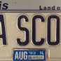 IL vanity GA SCOTT license plate Georgia Scotty Scot Scottie Scottish Scotto