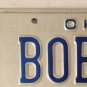 OH vanity BOB HI license plate Robert Bobbie Bobby Rob Robie Hello High Drug 420