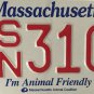 ANIMAL FRIENDLY LOVER license plate Dog Puppy Cat Kitten pet Rescue Shelter Pup
