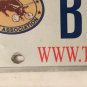 TX NRA NATIONAL RIFLE ASSOCIATION license plate Bear Arms Bull Gun Hunter Hunt