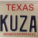 Vanity EXCUSE YOU license plate sorry Speed right Way Fault Rude Driver Apology