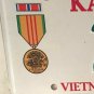 VIETNAM VETERAN license plate Military Saigon War Service Medal VVA Low #2624 VV