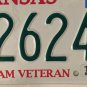 VIETNAM VETERAN license plate Military Saigon War Service Medal VVA Low #2624 VV