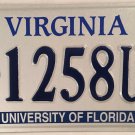 UNIVERSITY OF FLORIDA GATORS UF license plate Alberta NCAA Gainesville Gator