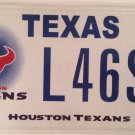 HOUSTON TEXANS license plate football Super Bowl NFL Deshaun Watson J.J. Watt TX