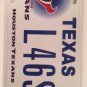 HOUSTON TEXANS license plate football Super Bowl NFL Deshaun Watson J.J. Watt TX