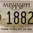 FARM FAMILIES AGRICULTURE AG license plate Farmer Rancher Fruit Cowboy 1882
