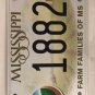 FARM FAMILIES AGRICULTURE AG license plate Farmer Rancher Fruit Cowboy 1882