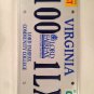 Rare Virginia Lord Fairfax Community College License Plate University low #1