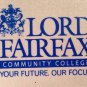 Rare Virginia Lord Fairfax Community College License Plate University low #1