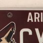 AZ COYOTES ICE HOCKEY license plate MHL Glendale Gila River Arena Phoenix