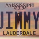 Vanity JIMMY JAMES license plate Jamie Jim Jaime Jamy Jameson