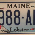 ACADIA NATIONAL PARK WILDLIFE LOBSTER license plate 998 AEH Pound Homarus Fish