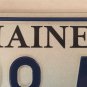 ACADIA NATIONAL PARK WILDLIFE LOBSTER license plate 998 AEH Pound Homarus Fish