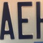 ACADIA NATIONAL PARK WILDLIFE LOBSTER license plate 998 AEH Pound Homarus Fish