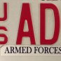 Arkansas U.S. NAVY RETIRED ARMED FORCES VETERAN license plate USN Vet Seal