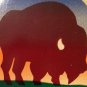 WILDLIFE Buffalo Prairie license plate Bison Wild Animal Environment Indian IL