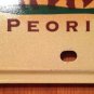WILDLIFE Buffalo Prairie license plate Bison Wild Animal Environment Indian IL
