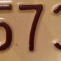 WILDLIFE Buffalo Prairie license plate Bison Wild Animal Environment Indian IL