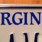 D.C. GEORGETOWN UNIVERSITY license plate DC Columbia Hoyas Saxa Jack Bulldog VA