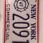 New York VOLUNTEER FIREFIGHTER license plate Fireman Fire Fighter NYFD Firehouse